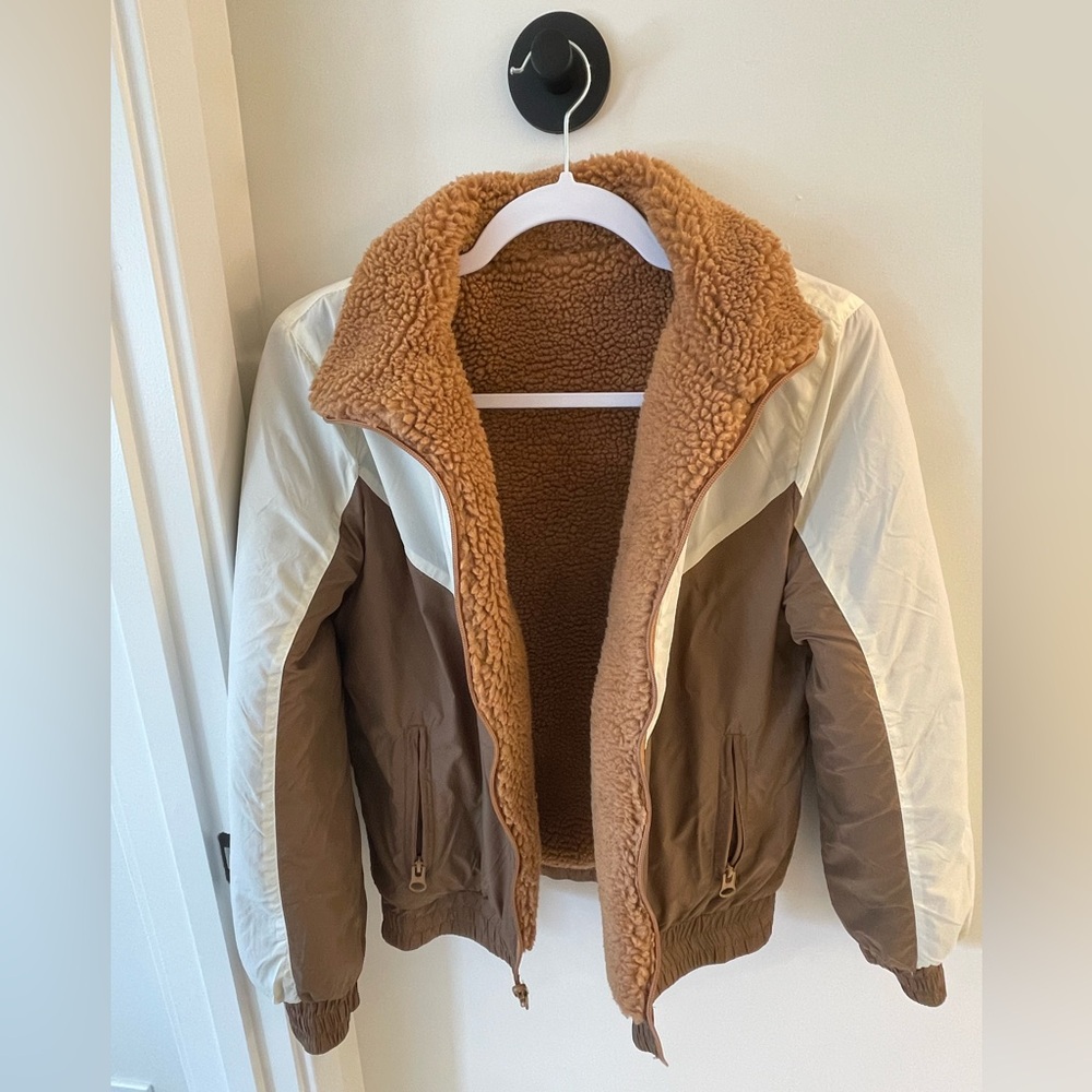 Camel Sierra Fleece Reversible Jacket